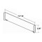 Azar Displays Tall End Dividers for Azar Displays Modular Tray, PK50 225909 - alternate 3